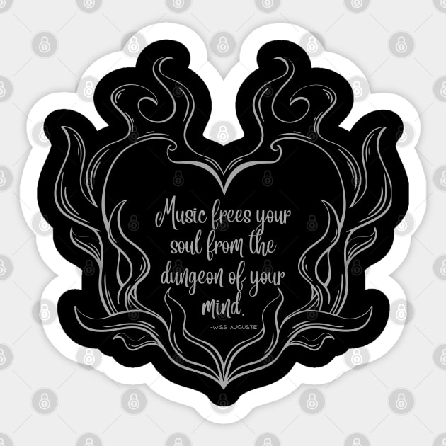 Music frees your mind Sticker by GenXDesigns